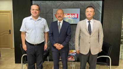 MHP’li Taytak ve Kahveci’den Türkeli Gazetesine 75. Yıl Tebriği