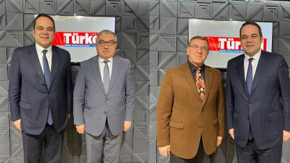 Özaşkın ve Ertaş’tan Türkeli Gazetesi’ne Anlamlı 75. Yıl Ziyareti