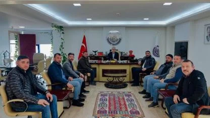 Sebzeciler Esnaf Odası Başkan Adayı Değirmenci’den ESOB Başkanı Üstün’e Ziyaret