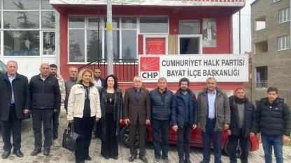 CHP İl Başkanı Karadeniz ve Yönetim Kurulundan CHP Bayat İlçe Başkanlığı’na Ziyaret