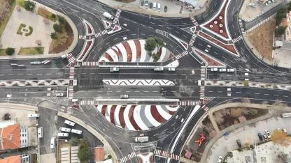 Afyonkarahisar’ın İlk Hamburger Kavşağı Hizmete Girdi