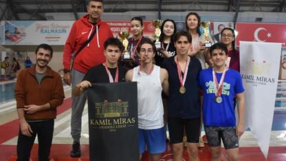 Afyonkarahisar’da Okul Sporları Güreş ve Yüzme Müsabakaları Sona Erdi