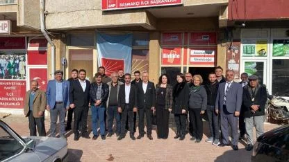 Afyonkarahisar CHP İl Başkanı Karadeniz Başmakçı İlçe Başkanlığı'na Ziyaret