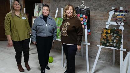 Yeşil–Beyaz Karma Sanat Sergisi Kapılarını Açtı