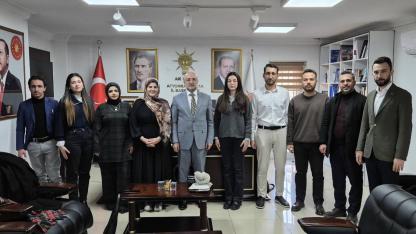 AKÜ Genç Topluluklarından AK Parti Afyonkarahisar İl Başkanlığı’na Ziyaret