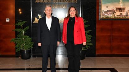Başkan Köksal’dan Ankara Büyükşehir Belediye Başkanı Mansur Yavaş’a Ziyaret