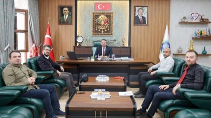 AKÜ Sandıklı MYO’dan Başkan Öztaş’a Ziyaret