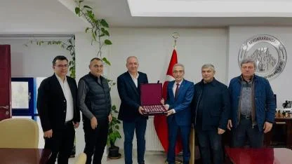 İscehisar Mermerciler Derneği’nden ESOB Başkanı Cengiz Üstün’e Ziyaret