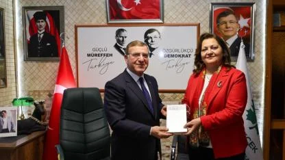 Başkan Köksal’dan Gelecek Partisi İl Başkanı Ertaş’a Ziyaret