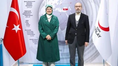 Sağlık Müdürü Öztürk'ten Kızılay Başkanı Yılmaz'a Ziyaret