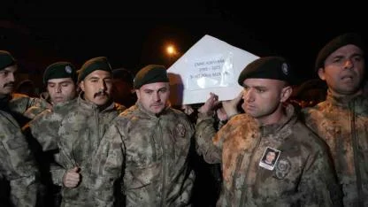 Şehit Polis Memurunun Naaşı Memleketine Getirildi