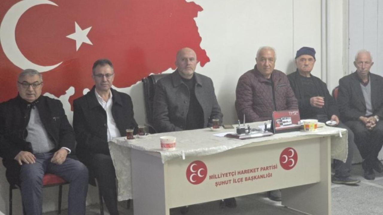 “Şuhut İçin Gece Gündüz Demeden Çalışmaya Devam Edeceğiz”