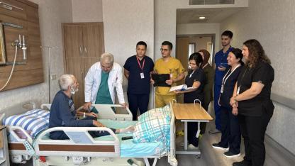 Uşak’tan Afyonkarahisar’a Sevk Edilen Hastanın Ayağı Amputasyondan Kurtarıldı