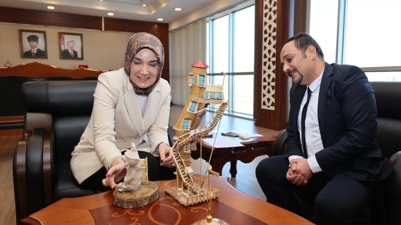 Vali Yiğitbaşı, Geri Dönüşüm Temelli Eğitim Modeli Hakkında Bilgi Aldı