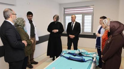 Vali Yiğitbaşı Yeni Açılan Psikiyatri Servisi’nde İncelemelerde Bulundu