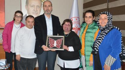 Zihinsel Engelli Yardım Derneğinden İl Sağlık Müdürü Öztürk’e Ziyaret