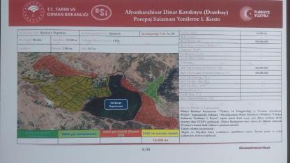 Afyon’da 12 Bin Dekarlık Alan Modern Sulamaya Kavuşuyor