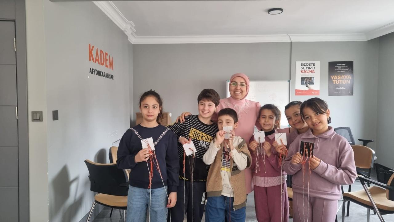 Afyonkarahisar KADEM’den Yarıyıl Tatiline Özel Anne-Çocuk Atölyesi