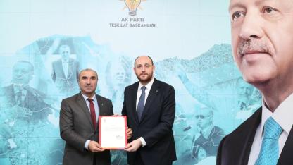 AK Parti Çay İlçe Başkanlığında Görev Değişikliği