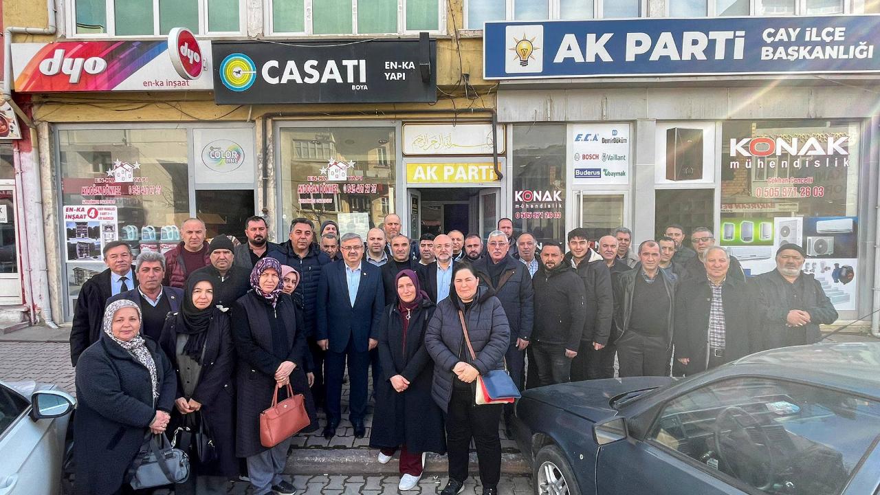 AK Parti, Çay’da Bir Araya Geldi