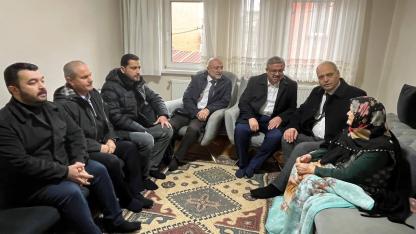 AK Parti Heyetinden Başkanı Şahin’e Taziye Ziyareti