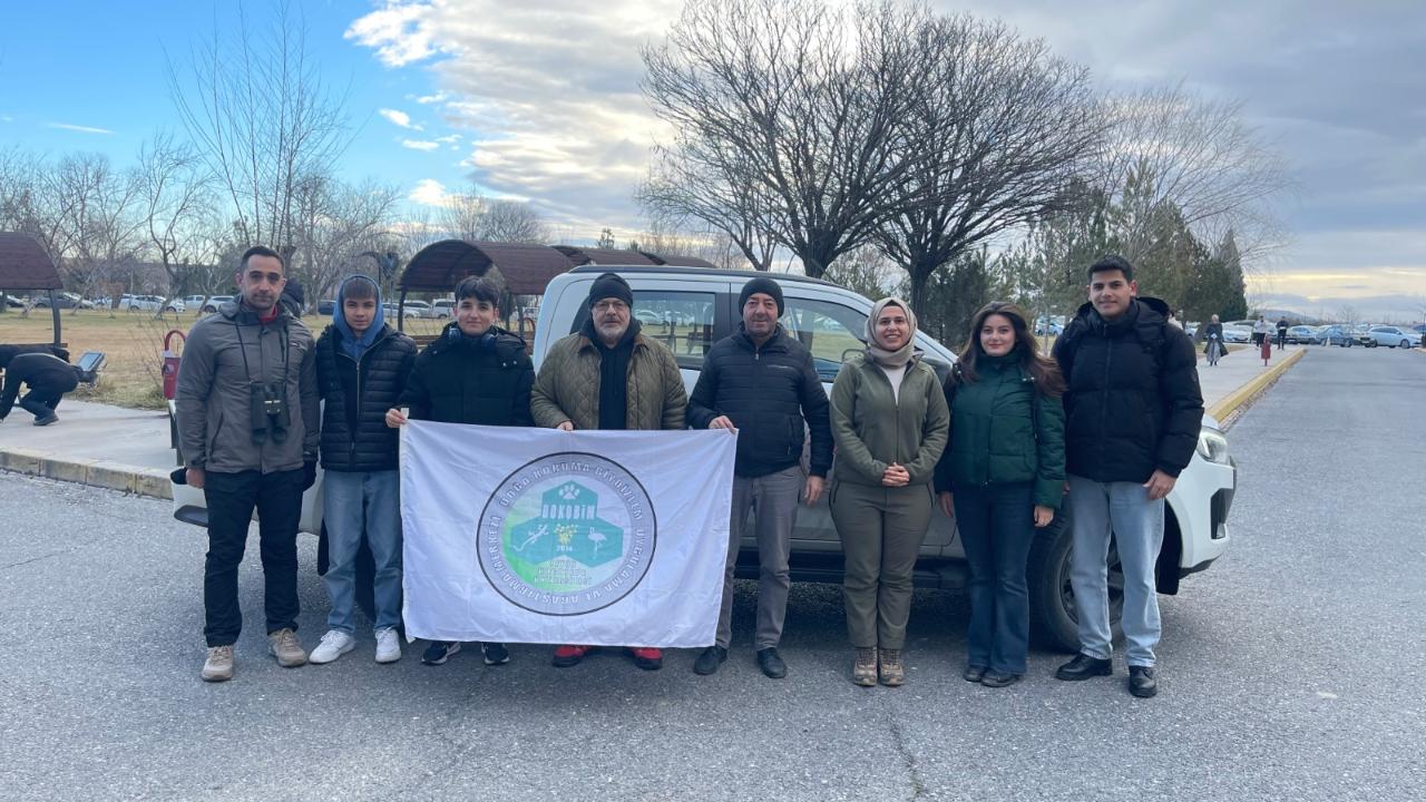 AKÜ öğrencileri KOSKS 2026 kapsamında su kuşu sayımına katıldı