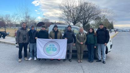 AKÜ öğrencileri KOSKS 2026 kapsamında su kuşu sayımına katıldı