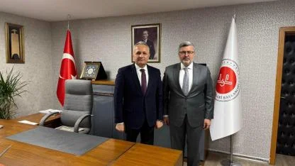 Ali Özkaya’dan DİB İnsan Kaynakları Genel Müdürü Kazancı’ya Ziyaret