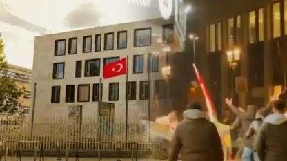 Avrupa'da YPG/SDG Yandaşlarından Provokasyon