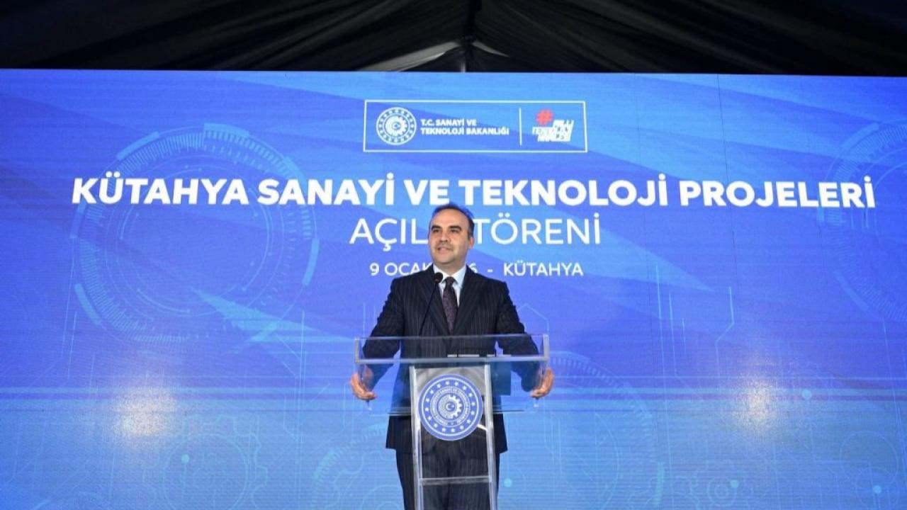 Bakan Kacır Kütahya'da 1,1 milyar liralık 4 yeni projeyi hizmete açtı
