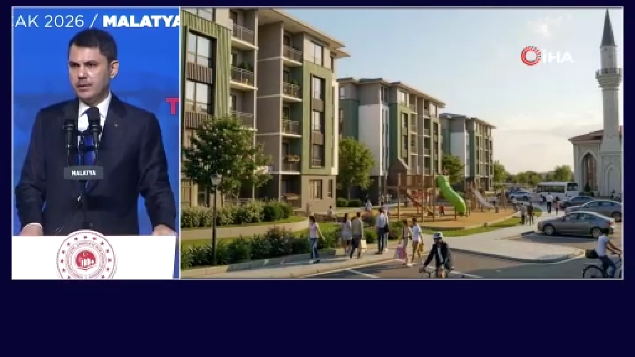 Bakan Kurum: "Yüzyılın Konut Projesi ile Türkiye genelinde 500 bin sosyal konut inşa ediyoruz"