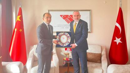 Başkan Beşer, Memmedov’u Konuk Etti