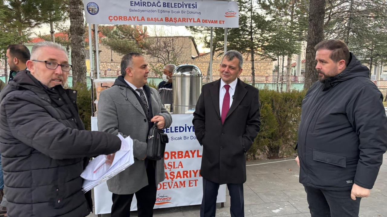 Başkan Koyuncu’dan Eğitime Güçlü Destek: Öğrenciler Güne Sıcak Çorbayla Başlıyor