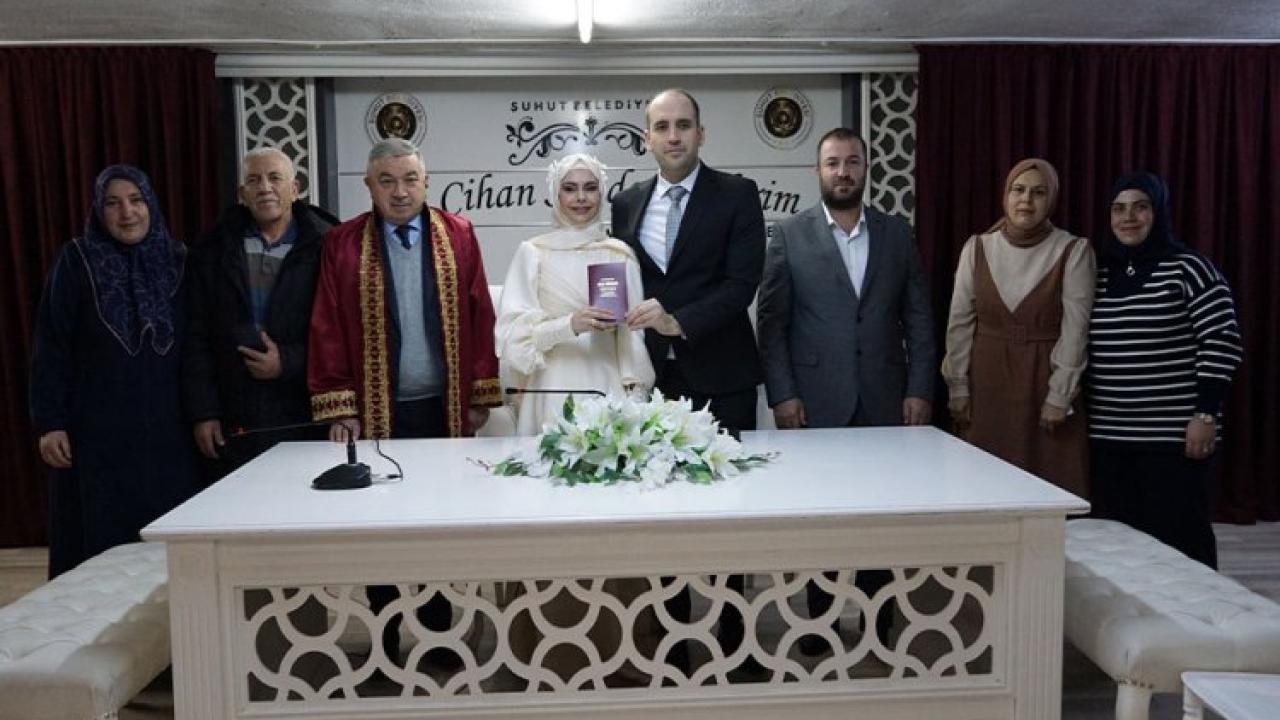 Başkan Özaşkın, 2026 Yılının İlk Nikahını Kıydı