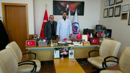 Başkan Özaşkın’dan AFSÜ Başhekimi Balcı’ya Ziyaret