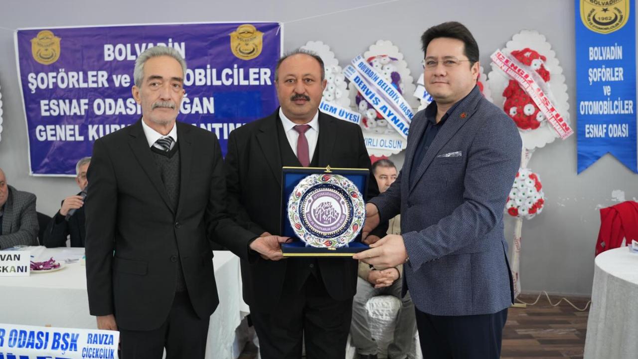 Bolvadin Şoförler Odası’nda Sarıtaş Yeniden Başkan