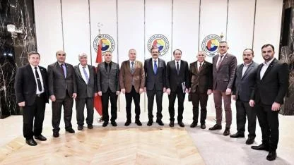 Çay Heyetinden TOBB Başkanı Hisarcıklıoğlu’na Ziyaret