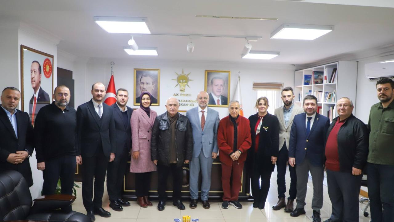 Çiçek Ve Donat’tan AK Parti İl Başkanlığına Ziyaret