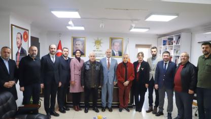 Çiçek Ve Donat’tan AK Parti İl Başkanlığına Ziyaret