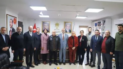 Çiçek Ve Donat’tan AK Parti İl Başkanlığına Ziyaret