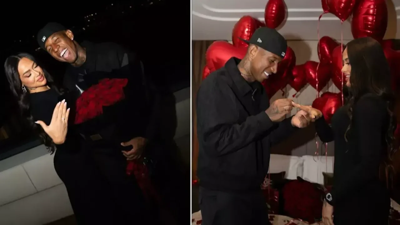 Fenerbahçeli Talisca Evlilik Yolunda İlk Adımı Attı: Carolaine Freitas’a Romantik Teklif