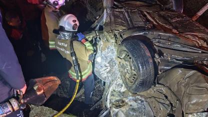 Hatay'da  Serinyol Mevkiinde Feci Kaza: 2 Ölü, 3 Yaralı!