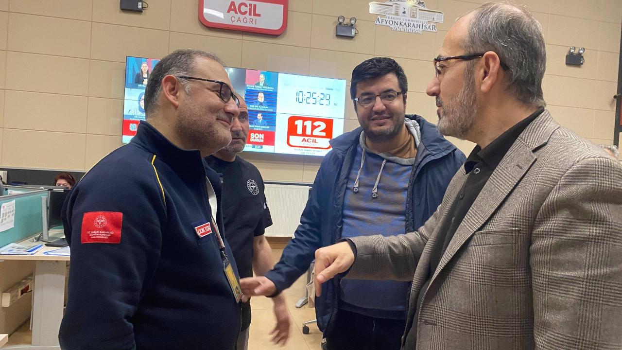 İl Sağlık Müdürü Öztürk’ten 112 Acil Çağrı Merkezine Ziyaret