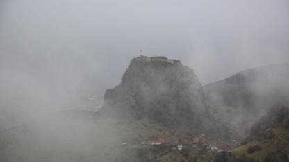 Karahisar Kalesi Sis İçinde Kaldı