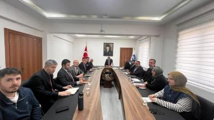 Kaymakam Okumuş, Kurum Müdürleri İle Toplantı Yaptı