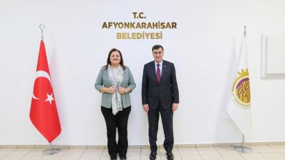 Kütahya Belediye Başkanı Kahveci’den Başkan Köksal’a ziyaret