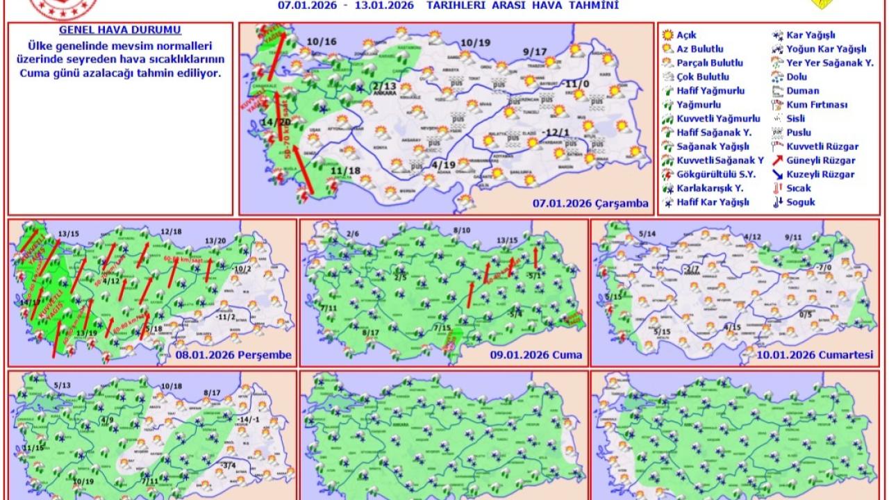 Meteoroloji'den Afyonkarahisar İçin Fırtına Uyarısı