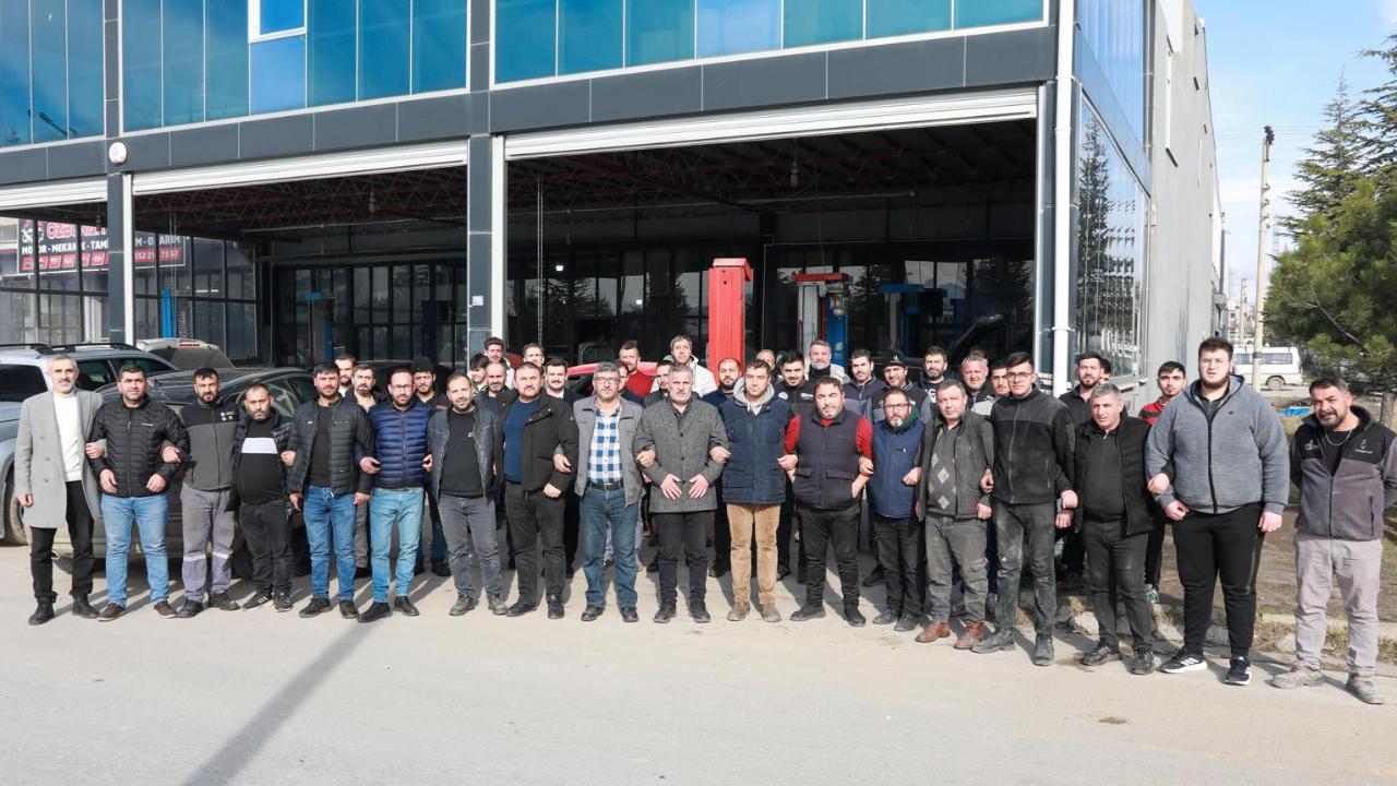 Mustafa Kunak Kongre Öncesi Esnafla Buluştu