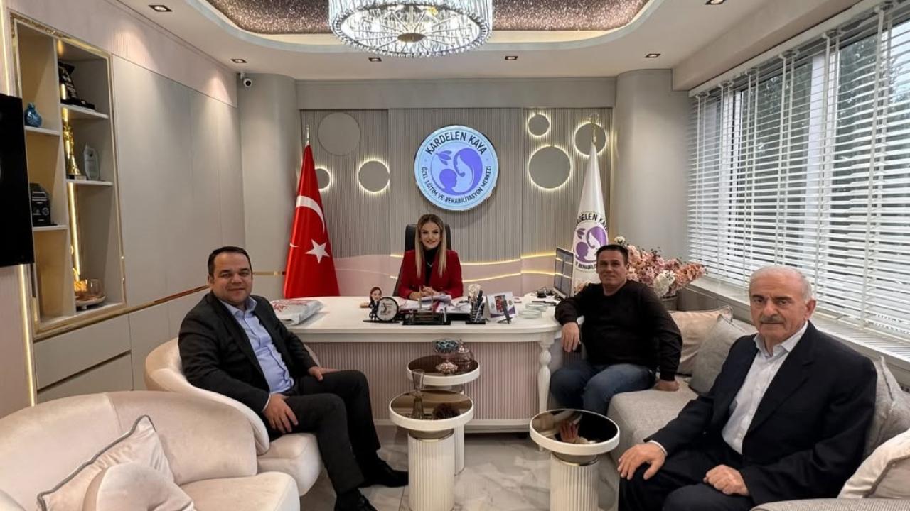 Önder Artuk ve İbrahim Çakal, Kardelen Kaya Özel Eğitim Merkezi’ni Ziyaret Etti
