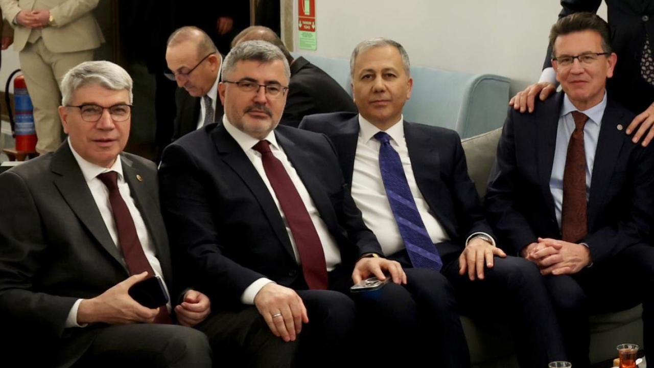 Özkaya, TBMM’de Bakan Yerlikaya İle Görüştü